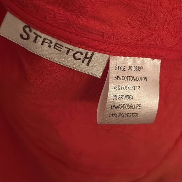 Proportion Petite Conrad C Orange Stretchy Blazer - Picture 3 of 5